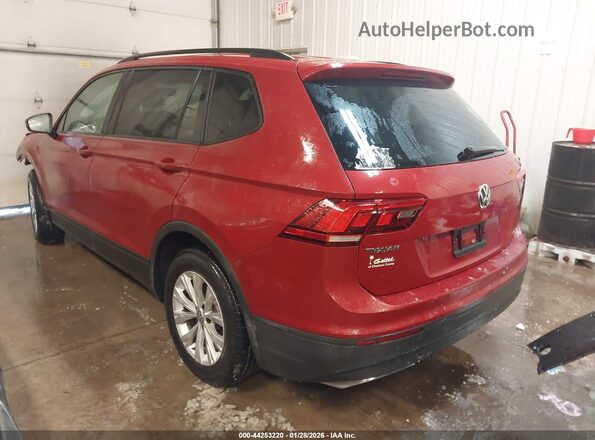 3VV1B7AX3KM018674 2019 VOLKSWAGEN TIGUAN Красный Задняя левая четверть