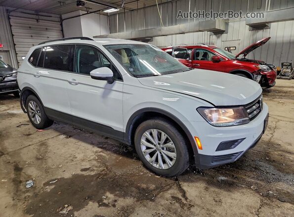 3VV1B7AX8KM087067 2019 VOLKSWAGEN TIGUAN Белый Передняя правая четверть