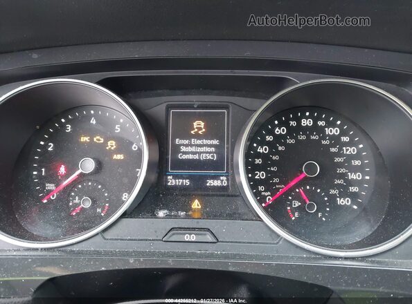 3VV2B7AX0KM077766 2019 VOLKSWAGEN TIGUAN Gray Widok tylnych siedzeń