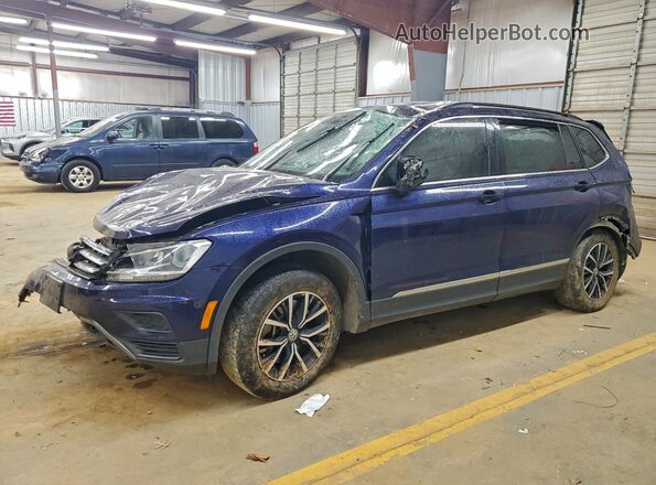 3VV2B7AX5MM035273 2021 VOLKSWAGEN TIGUAN Blue Передня ліва чверть
