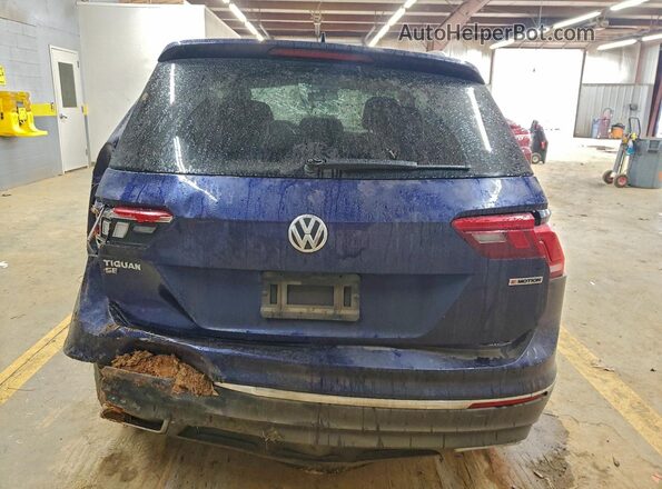3VV2B7AX5MM035273 2021 VOLKSWAGEN TIGUAN Blue Вид ззаду