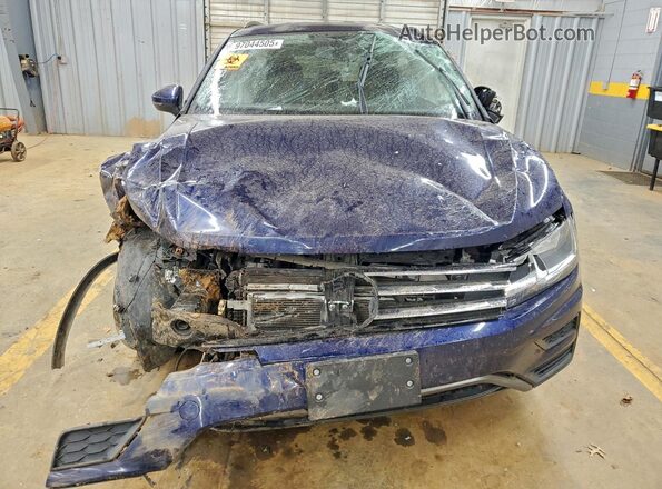 3VV2B7AX5MM035273 2021 VOLKSWAGEN TIGUAN Blue Вид спереду