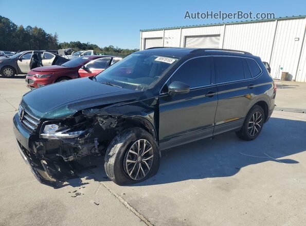 3VV3B7AX1KM108012 2019 VOLKSWAGEN TIGUAN Зеленый Передняя левая четверть