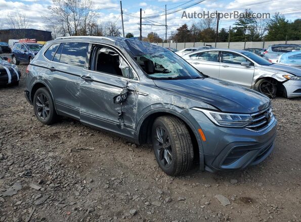 3VV3B7AX3NM081805 2022 VOLKSWAGEN TIGUAN Серый Передняя правая четверть