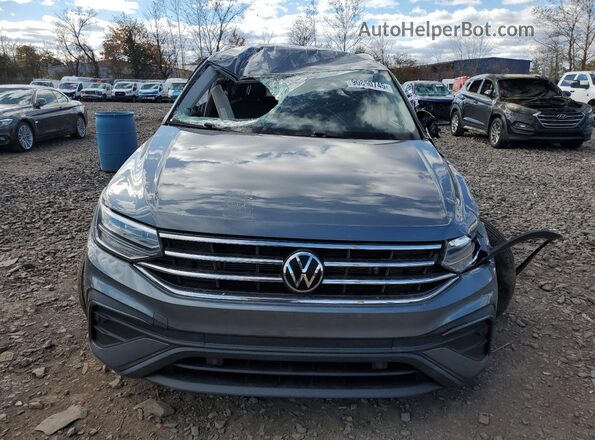 3VV3B7AX3NM081805 2022 VOLKSWAGEN TIGUAN Серый Вид спереди
