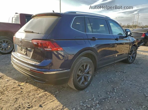 3VV3B7AX9PM035530 2023 VOLKSWAGEN TIGUAN Blue Հետևի աջ