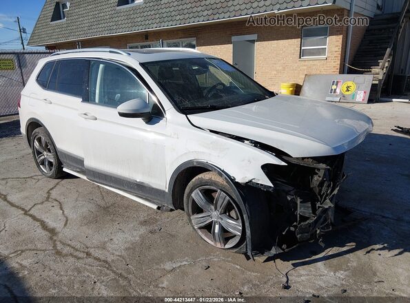 3VV4B7AX7KM060746 2019 VOLKSWAGEN TIGUAN Белый Передняя правая четверть