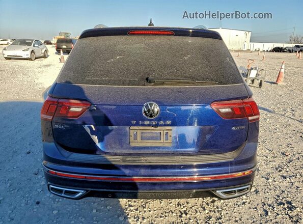 3VV4B7AX9RM141693 2024 VOLKSWAGEN TIGUAN Blue Widok z tyłu