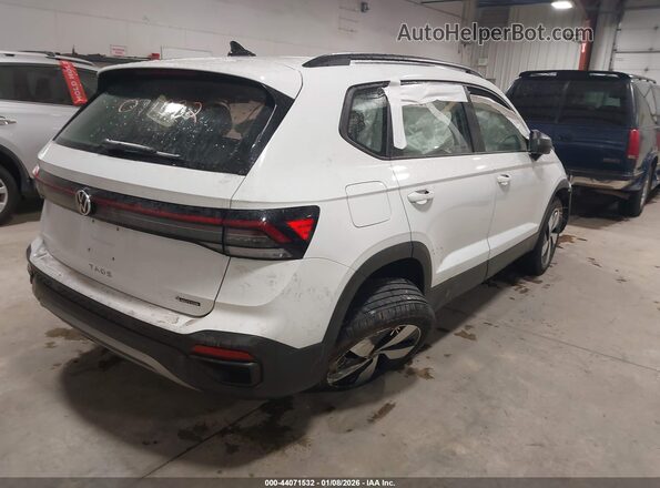 3VV8C7B29SM006883 2025 VOLKSWAGEN TAOS Белый Задняя правая четверть