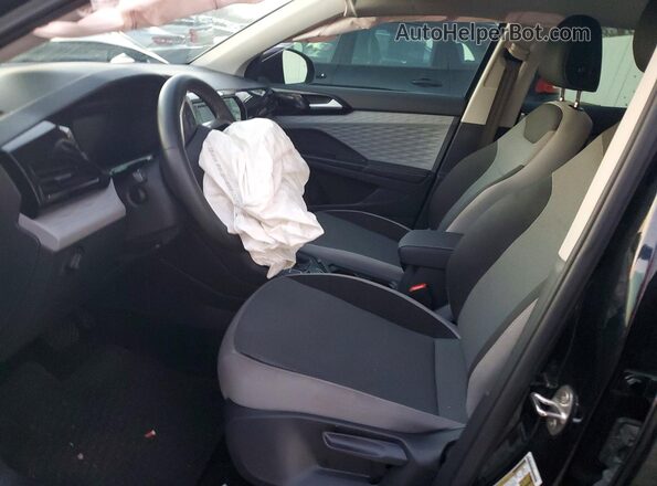3VV8X7B25RM110334 2024 VOLKSWAGEN TAOS Black Widok wnętrza z przodu