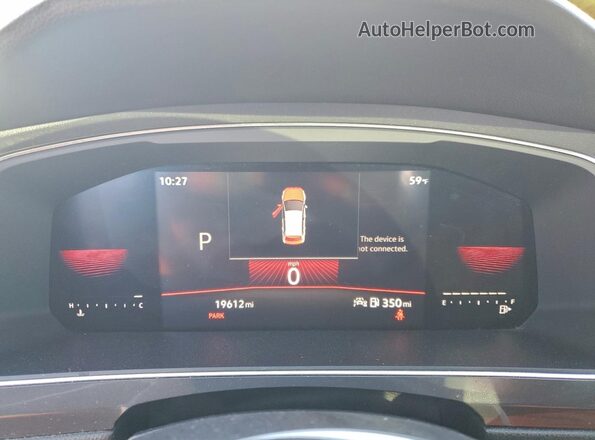 3VVCB7AX3PM070225 2023 VOLKSWAGEN TIGUAN Black Вид щитка приладів