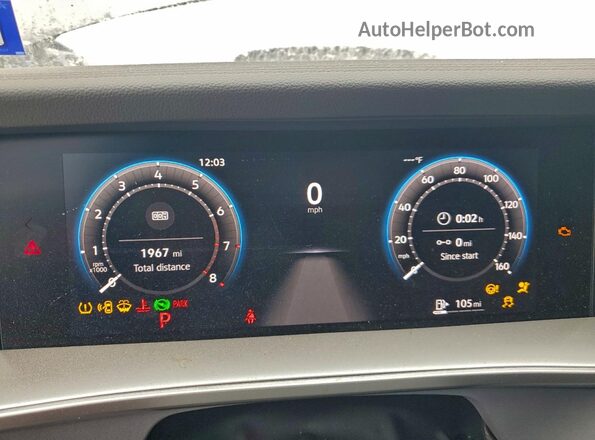3VVNR7RM2SM072152 2025 VOLKSWAGEN TIGUAN Серый Вид щитка приборов