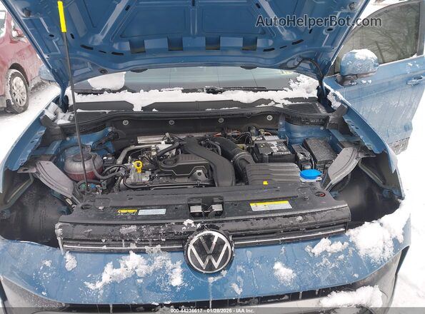 3VVVC7B20SM058499 2025 VOLKSWAGEN TAOS Синий Вид сзади