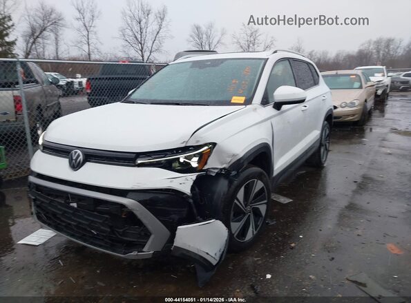3VVVC7B23SM033497 2025 VOLKSWAGEN TAOS White Передня ліва чверть