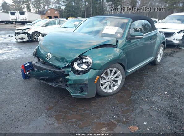 3VW517AT7HM815919 2017 VOLKSWAGEN BEETLE Green Vista tres cuartos delantera izquierda