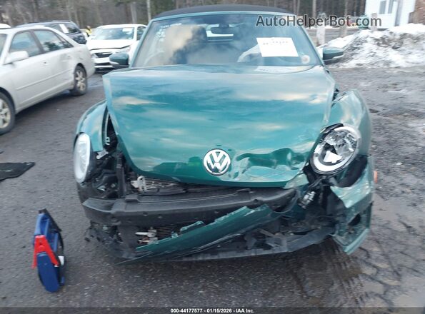 3VW517AT7HM815919 2017 VOLKSWAGEN BEETLE Green Vista del cuadro de instrumentos