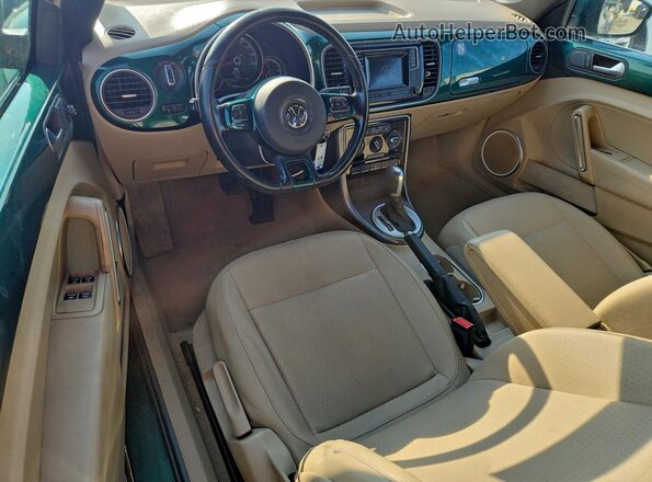 3VW517AT8HM804864 2017 VOLKSWAGEN BEETLE Green წინა პანელის ხედი
