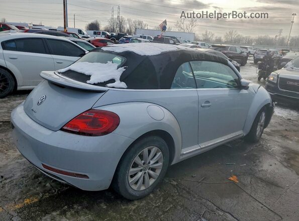 3VW517ATXHM810875 2017 VOLKSWAGEN BEETLE Синий Задняя правая четверть