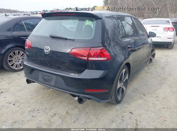 3VW547AU1JM254820 2018 VOLKSWAGEN GOLF Черный Задняя правая четверть