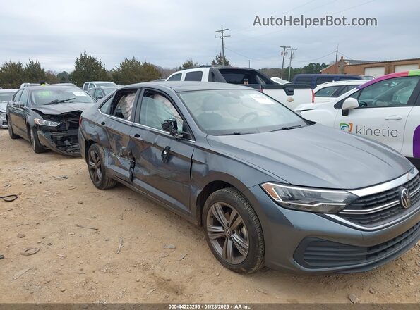 3VW7M7BU7NM010702 2022 VOLKSWAGEN JETTA Серый Передняя правая четверть