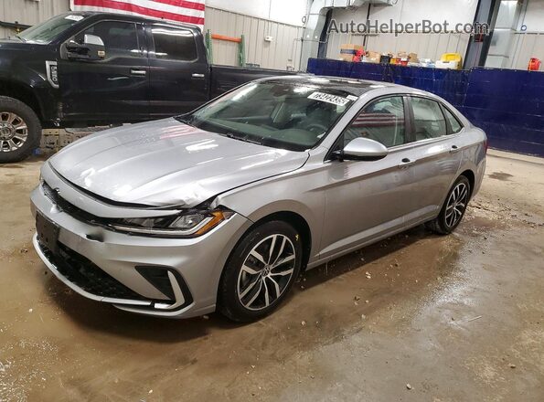 3VW7W7BUXTM019224 2026 VOLKSWAGEN JETTA Серебряный Передняя левая четверть