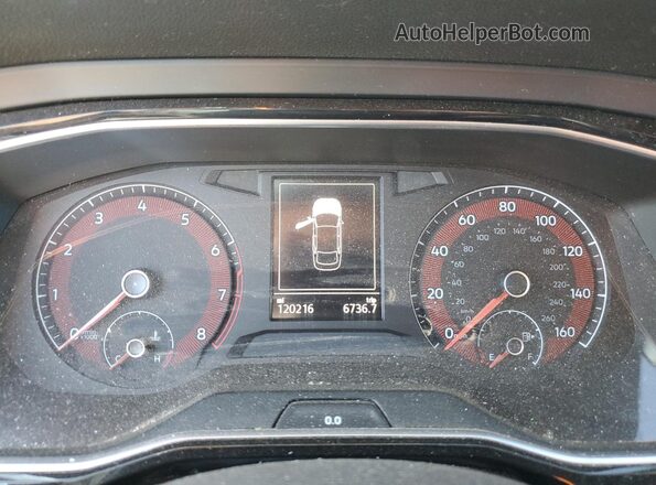 3VWC57BU1KM072619 2019 VOLKSWAGEN JETTA Черный Вид щитка приборов