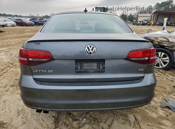 3VWD17AJ2JM229743 2018 VOLKSWAGEN JETTA Серый Вид сзади