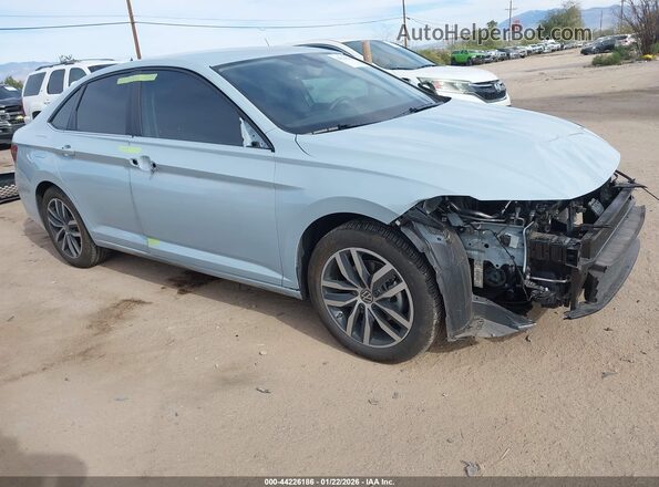 3VWEX7BU5SM076790 2025 VOLKSWAGEN JETTA Blue Przód prawy