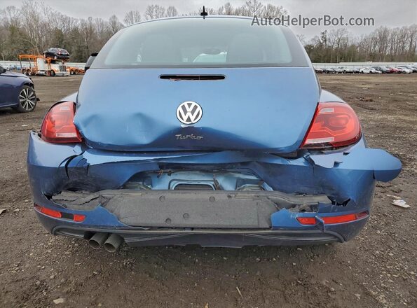 3VWF17AT9HM609991 2017 VOLKSWAGEN BEETLE Blue Widok z tyłu