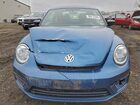 2017 Volkswagen Beetle 1.8t Blue vin: 3VWF17AT9HM609991