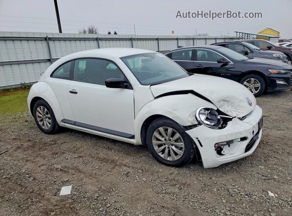 3VWF17ATXHM607392 2017 VOLKSWAGEN BEETLE White Front right