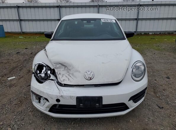 3VWF17ATXHM607392 2017 VOLKSWAGEN BEETLE White Front view