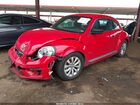 2018 Volkswagen Beetle 2.0t Coast/2.0t S Red vin: 3VWFD7AT8JM721520
