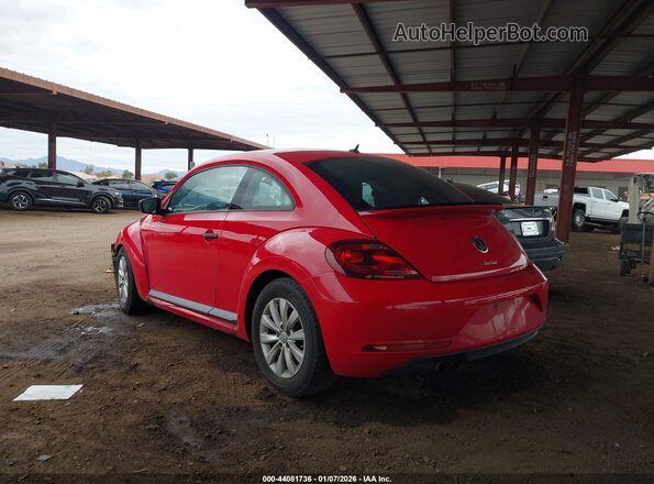 3VWFD7AT8JM721520 2018 VOLKSWAGEN BEETLE Red უკანა მარცხენა
