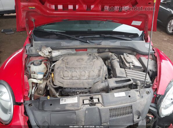 3VWFD7AT8JM721520 2018 VOLKSWAGEN BEETLE Red უკანა ხედი