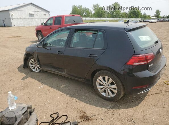 3VWG57AU3MM006482 2021 VOLKSWAGEN GOLF Black Trasero izquierdo