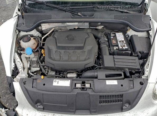 3VWJD7ATXJM728382 2018 VOLKSWAGEN BEETLE Белый Вид задней части салона