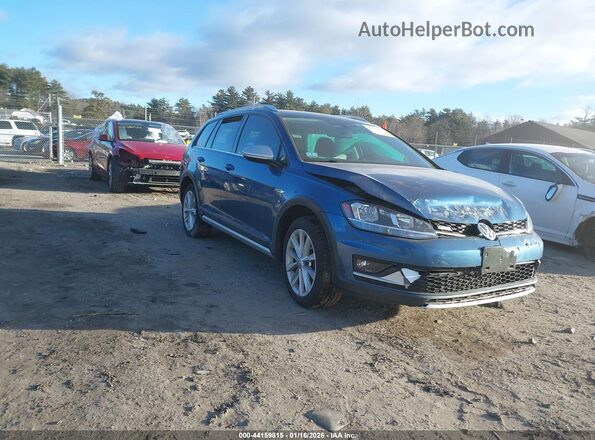 3VWM17AU2KM523364 2019 VOLKSWAGEN GOLF Blue Przód prawy