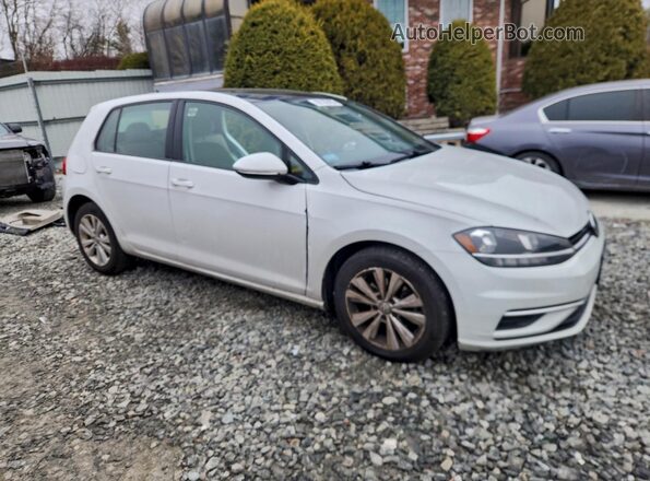 3VWW57AU5LM017221 2020 VOLKSWAGEN GOLF Белый Передняя правая четверть