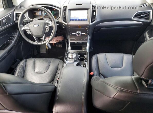 2FMPK3K90KBC15770 2019 FORD EDGE Maroon Vista del cuadro de instrumentos