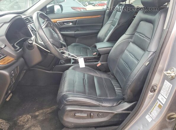 7FARW1H87KE036296 2019 HONDA CRV Серебряный Вид панели приборов