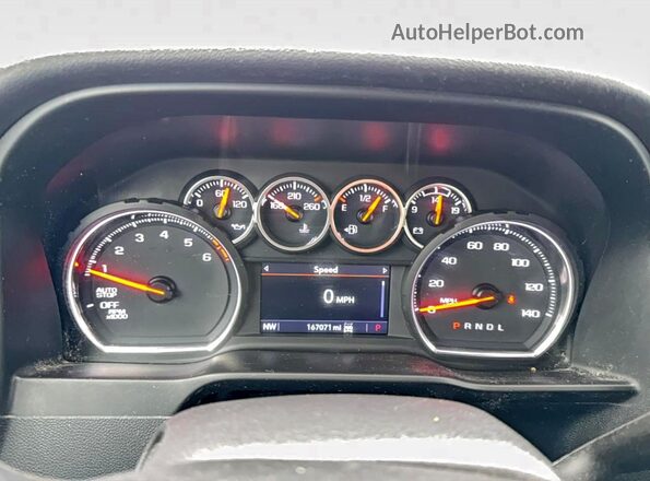 3GCUYDED8MG157015 2021 CHEVROLET ALL MODELS Серый Вид щитка приборов