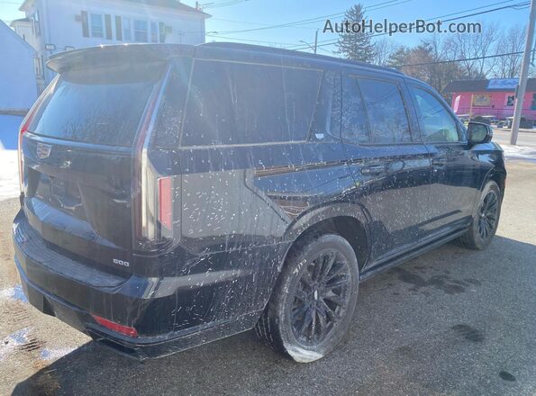1GYS4FKLXPR237750 2023 CADILLAC ESCALADE Черный Передняя правая четверть