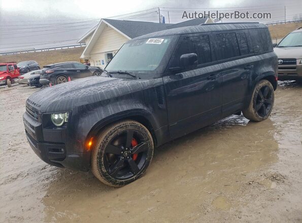 SALEXERU0M2049481 2021 LAND ROVER DEFENDER Черный Задняя левая четверть