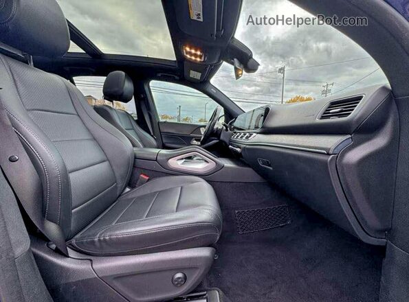 4JGFB4JB3MA405325 2021 MERCEDES-BENZ GLE Синий Вид спереди
