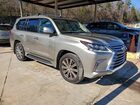 2016 Lexus Lx 570 Серый vin: JTJHY7AX9G4214873