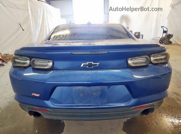 1G1FB1RS8L0148117 2020 CHEVROLET CAMARO Синий Вид салона спереди