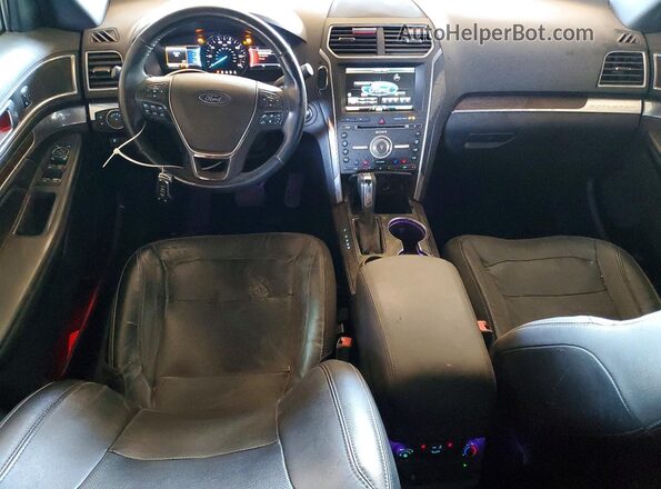 1FM5K7F83GGB64121 2016 FORD FORD EXPLORER Серый Вид щитка приборов