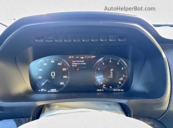 YV4A22PK1J1204266 2018 VOLVO XC90 Серебряный Вид щитка приборов