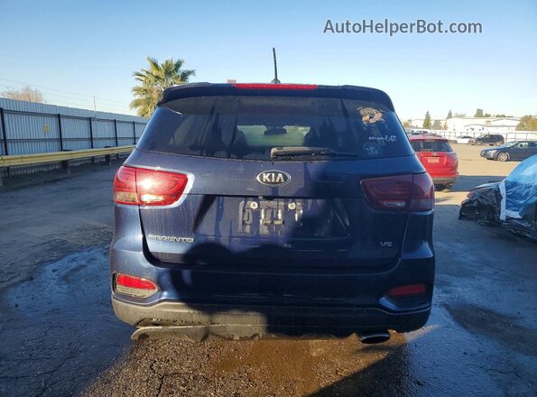 5XYPGDA50KG471428 2019 KIA SORENTO Синий Вид салона спереди